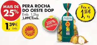 Pingo Doce Pera Rocha do Oeste Dop 1.2kg promoção