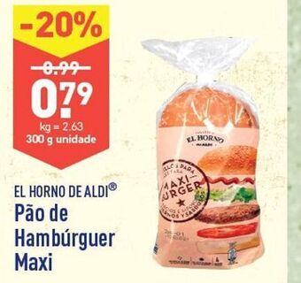 ALDI Pão de hambúrguer promoção