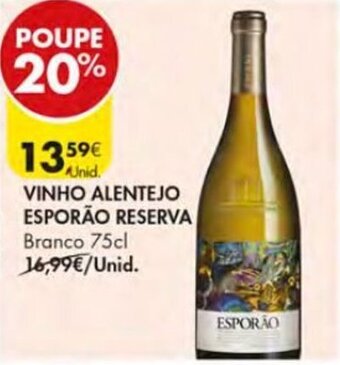Pingo Doce Vinho Alentejo Esporão Reserva 75cl promoção