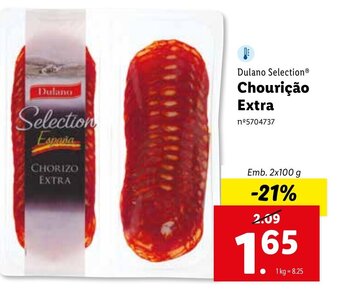 Dulano Selection Chourição Extra 2x100g