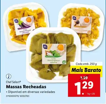 Lidl Massas Recheadas 250g promoção