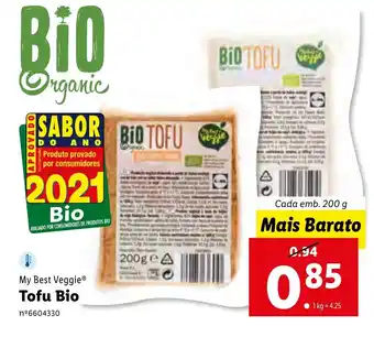 Lidl My Best Veggie Tofu Bio 200g promoção