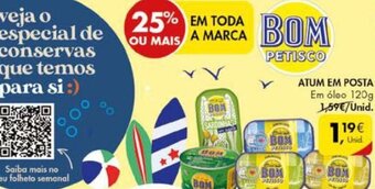 Pingo Doce Atum em Posta 120g promoção
