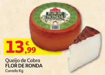 Auchan Queijo de Cabra Flor de Ronda Curado promoção