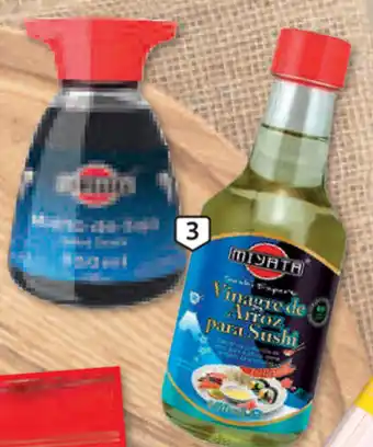 Vinagre de Arroz/Molho Soja p/Sushi Miyata 150ml