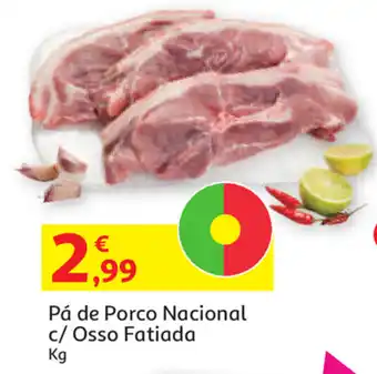 Pá de Porco Nacional c/Osso Fatiada