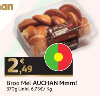 Auchan Broa Mel Auchan Mmm! 370g promoção
