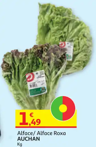 Auchan Alface/ Alface Roxa Auchan promoção