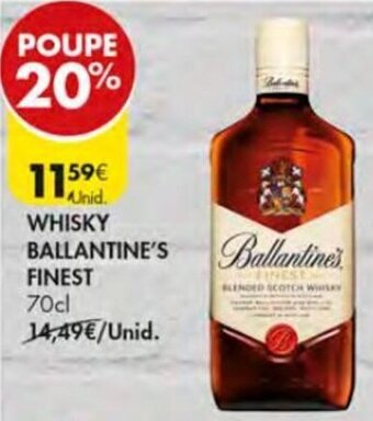 Pingo Doce Whisky Ballantine's Finest 70cl promoção