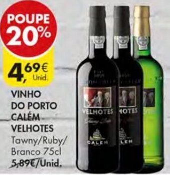 Pingo Doce Vinho Do Porto Calém Velhotes 75cl promoção