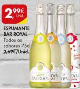 Pingo Doce Espumante Bar Royal 75cl promoção