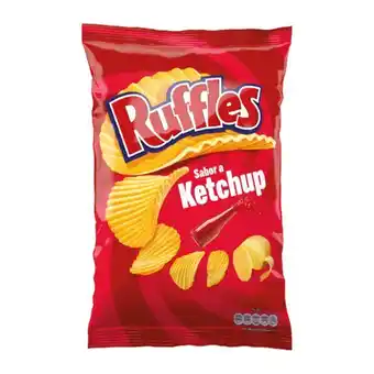 ALDI Ruffles batatas fritas de ketchup promoção