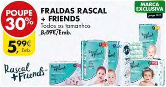 Pingo Doce Fraldas Rascal + Friends promoção