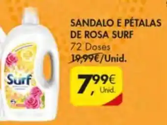 Pingo Doce Sandalo e Pétalas de Rosa Surf 72 Doses promoção
