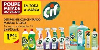 Pingo Doce Detergente Concentrado Manual P/Loiça 1lt promoção