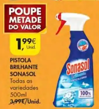Pingo Doce Pistola Brilhante Sonasol 500ml promoção