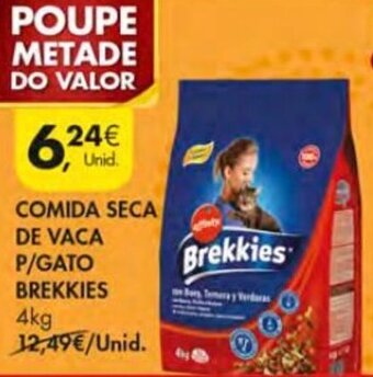 Pingo Doce Comida Seca P/Gato Brekkies 4kg promoção