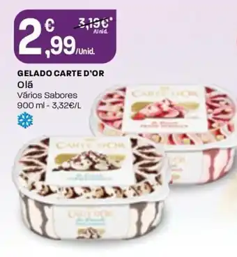 Intermarché Gelado Carte D'or Ola promoção
