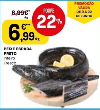Peixe Espada Preto 1kg