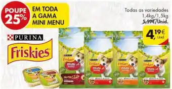 Pingo Doce Friskies Mini 1,4kg/1,5kg promoção