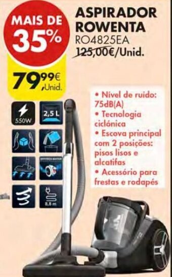Pingo Doce Aspirador Rowenta promoção