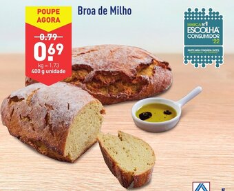 ALDI Broa de Milho promoção