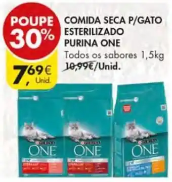 Pingo Doce Comida Seca P/Gato Esterilizado Purina One 1,5kg promoção