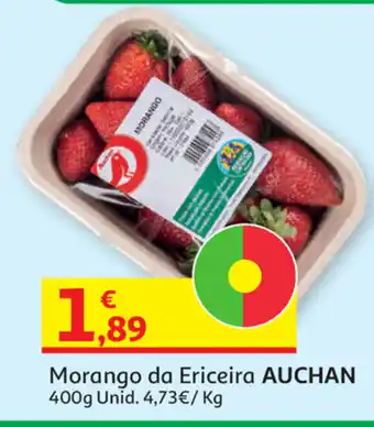 Auchan Morango da Ericeira Auchan 400g promoção