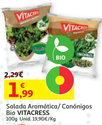 Salada Aromática/ Canónigos Bio Vitacress 100g