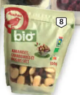 Auchan Mistura Amêndoas e Frutos Secos Auchan Bio 150g promoção