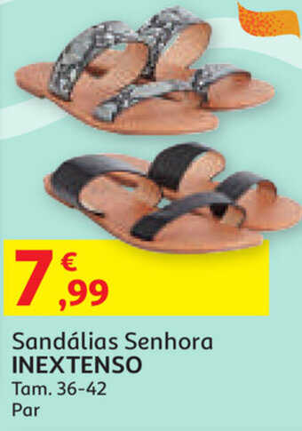 Auchan Sandálias Senhora Inextenso 36-42 par promoção