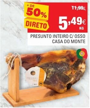Continente Presunto Inteiro C/ Osso Casa Do Monte promoção
