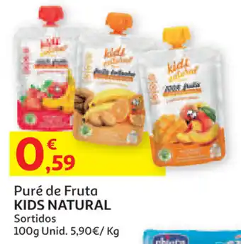 Auchan Puré Kids Natural 100g promoção
