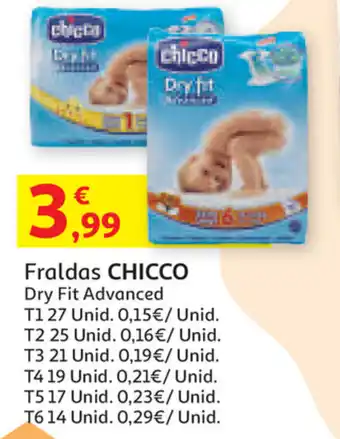 Auchan Fraldas Chicco promoção