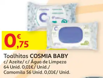 Toalhitas Cosmia Baby 64 Unid