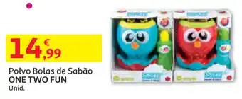Auchan Polvo Bolas de Sabão One Two Fun promoção