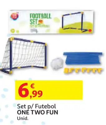 Auchan Set p/ Futebol One Two Fun promoção