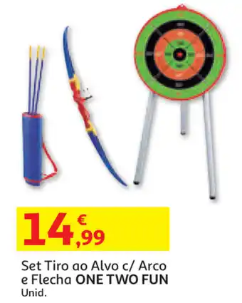 Set Tiro ao Alvo c/Arco e Flecha One Two Fun