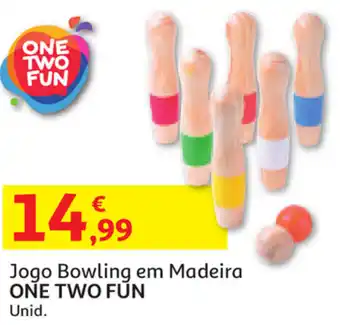 Jogo Bowling em Madeira One Two Fun