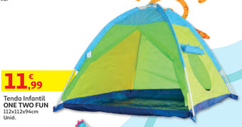 Auchan Tenda Infantil One Two Fun 112x112x94cm promoção