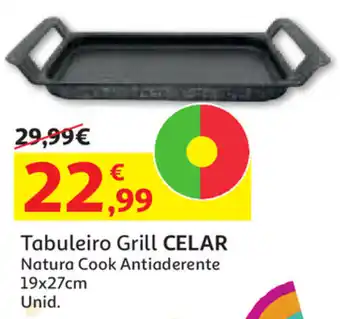 Auchan Tabuleiro Grill Celar 19x27cm promoção
