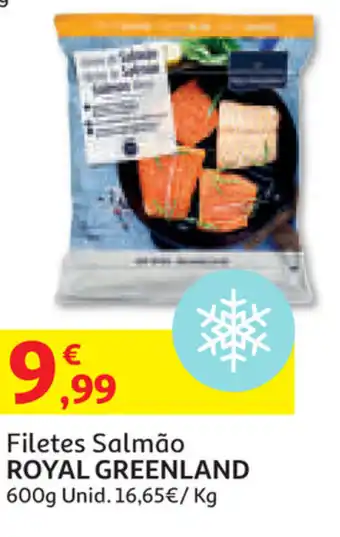 Auchan Filetes Salmão Royal Greenland 600g promoção