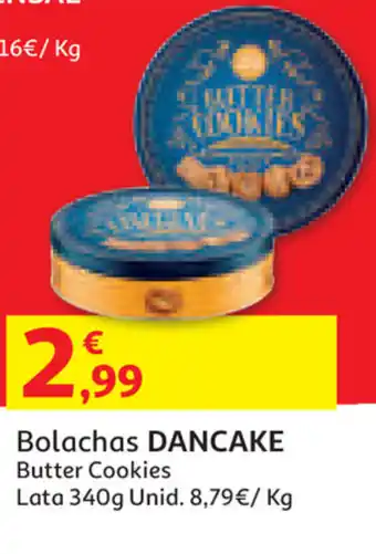 Auchan Bolachas Dancake Butter Cookis Lata 340g promoção