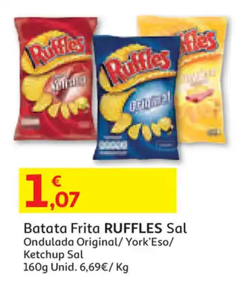 Auchan Batata Frita Ruffles 160g promoção