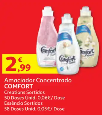 Auchan Amaciador Concentrado Comfort 50 Doses promoção