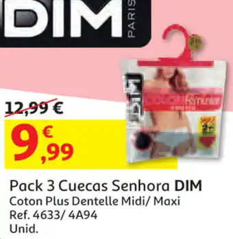 Cuecas Senhora DIM pack 3