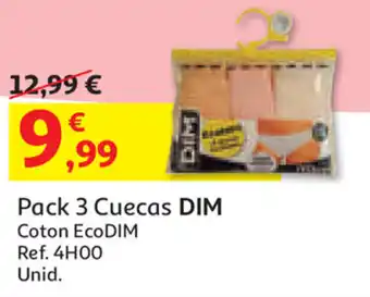 Auchan Cuecas DIM Coton EcoDIM 4H00 promoção