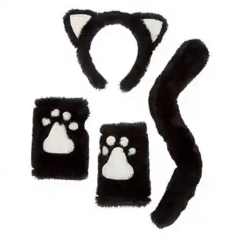 Claire's Black cat glow in the dark costume set - 3 pack promoção