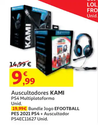 Auscultadores Kami PS4 Multiplataforma
