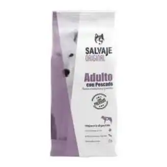 Ração para cães adultos salvaje original com peixe